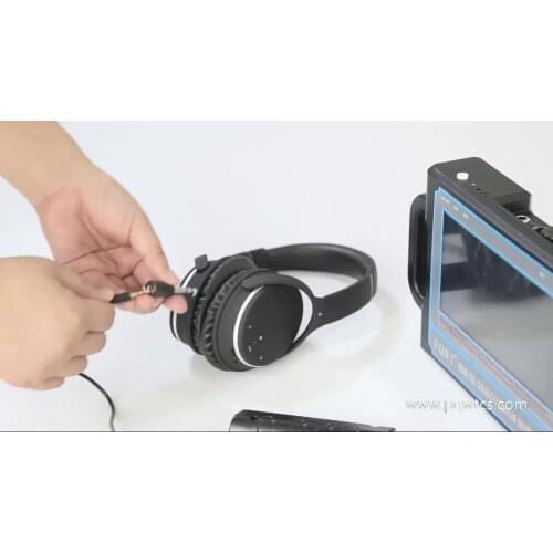 Finding a Water Leak in a Buried Line Water Leak Locator Water Leak Finder PQWT-CL200 for Depth 2m