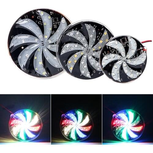 12V 40 Leds Car Styling Modified Windmill Lights LED Car Strobe Light Atmosphere Lamp Flash Lamp Motorcycle Fire Wheel Lights