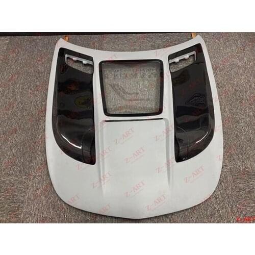 2015-2020 Z-ART for AMG GT engine bonnet for AMG GTS carbon fiber engine hood for AMG GT carbon fiber engine cover with glass