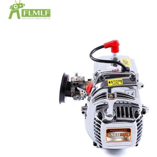 36CC Double Piston Ring Four-Point Easy Start Gasoline Engine with Walbro1107 Carburetor NGK Spark Plug for HPI ROVAN KM BAJA LT