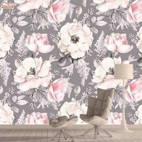 3d Photo Wallpaper Mural Wallpapers for Living Room Wall Paper Papers Home Decor Vintage Flower Self Adhesive Walls Murals Rolls