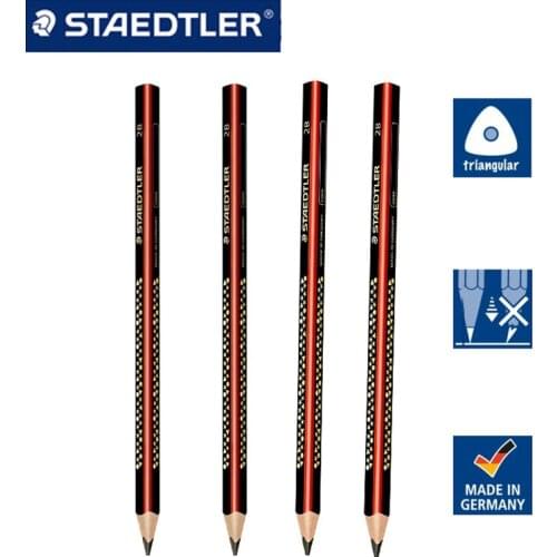 4pcs STAEDTLER 1285 Standard Pencils Writing Pencil Stationery School Office Supplies Drawing Pencil Black Lead 2B HB Pencils
