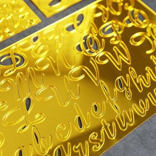 Acrylic Letter Alphabet Mold Press Cookie Cutter Diy Cake Stamp Fondant Mold Biscuit Cookie Stamp Baking Cake Decorating Tools