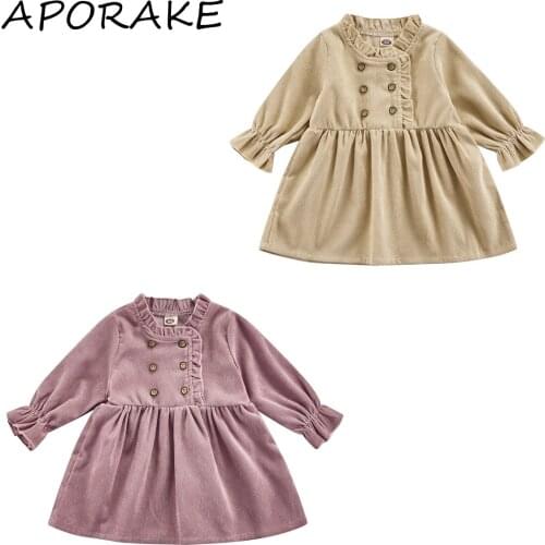 Повседневные платья для малышек APORAKE China At AliExpress