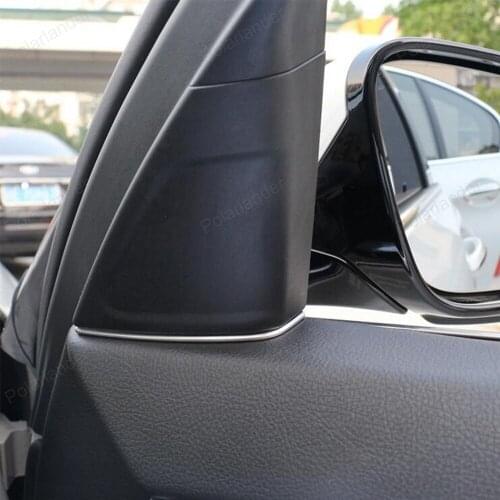 Car Front Door Audio Speaker Strip Stereo Decal Cover Trim Styling Mouldings Sticker For BMW 5 Series 520 523 530 2014