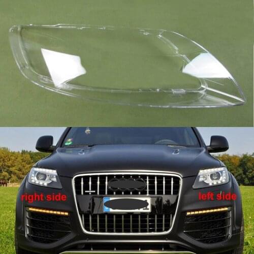 For Audi Q7 2010 2011 2012 2013 2014 2015 Headlights Cover Shell Headlamp Lampshade Cover Lamp Shell Lens