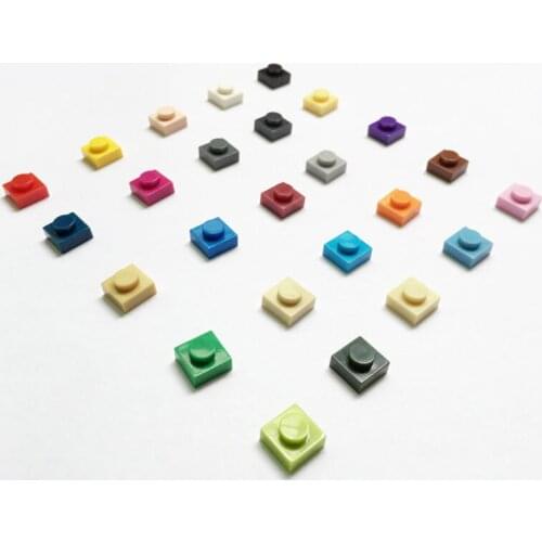 Small particle short brickt 1X1 building blocks compatible with major brands DIY educational creative gift toys 3024 570pcs/lot