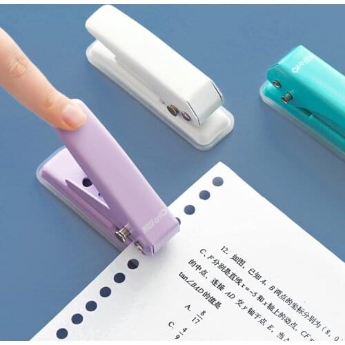 Fromthenon Single Hole Punch Portable Binding Ring Hole Puncher Metal Puncher Paper Cutter Planner Notebook Offices Stationery