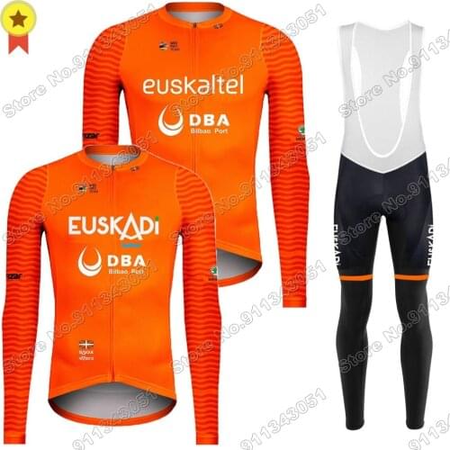 2021 Summer Euskaltel DBA Euskadi Cycling Jersey Set Men Cycling Clothing Road Bike Suit Bicycle Pants MTB Maillot Ropa Ciclismo