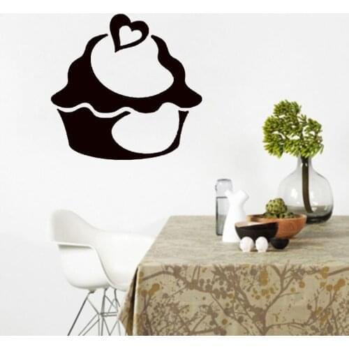 Sweet Cake Food Wall Sticker Home Decor Vinyl Art Murals Creative Design Kitchen Interior Decoration Wall Decals
