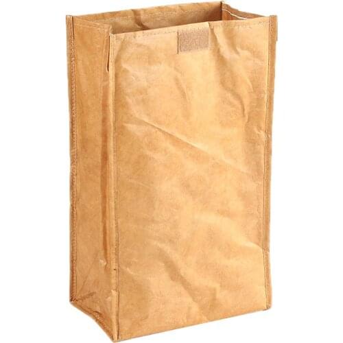 Lunch Bag Reusable Paper Cooler Lunch Bag Durable And Leak Proof Lunch Sack For Office And School #EO