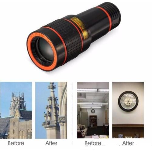 Monocular 12x Zoom Powerful Binoculars HD Professional Hunting, High-Quality Zoom Handheld Monocular Seven-Piece Set