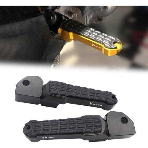 SEMSPEED CNC Rear Passenger Foot Peg Pad Motorcycle Footrest Pedals For Yamaha MT-09 SP FZ09 XSR900 Tracer 900 GT 2014-2020