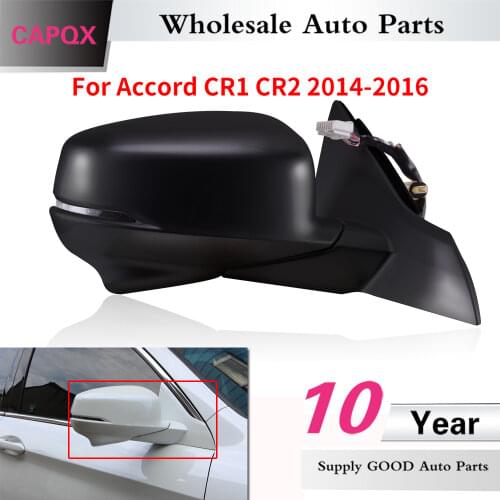 CAPQX With Camera folding closed heated electric side mirror For ACCORD 2014 2015 2016 CR1 CR2 rear view rearview mirror