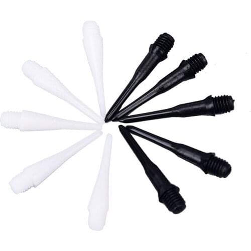 50PCS New Durable Soft Tips Points Needle Replacement Set For Electronic Dart White black High Quality