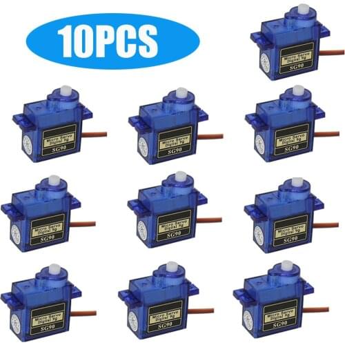 9x 9g Sg90 Micro Servo Motor For Rc Robot Helicopter Airplane Aircraf Car Boat Remote Control Toy Accessories Parts