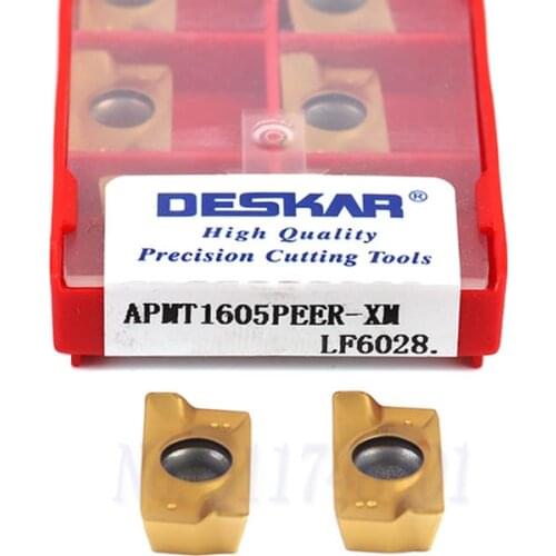 APMT1135PDER-XM LF6028 APMT1605PEER-XM LF6028 High quality Carbide Milling Inserts CNC Lathe Turning Blades, steel turning Tools