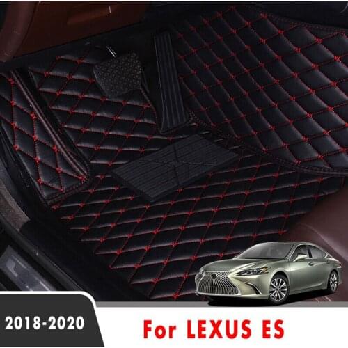 Car Floor Mats For LEXUS ES 2020 2019 2018 Auto Carpets Accessories Custom Protector Covers Interior Waterproof Anti Dirty Rugs