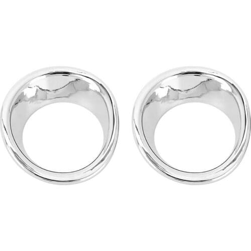 Auto mirror accessories mirror cover ABS Front Fog Light Cover Trim Car Decoration Fits for Toyota Prius Hatchback