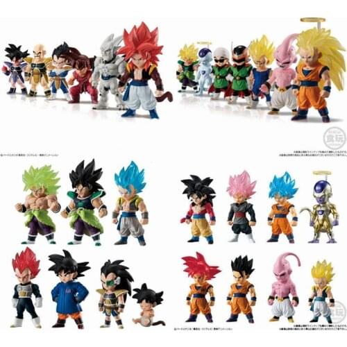 BANDAI DRAGON BALL Adverge Gashapon 8Son Goku 9 Red hair Bejita Broli 10Majin Buu Anime toys