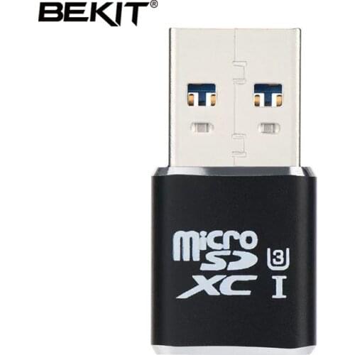 Bekit USB 3.0 Multi Memory Card Reader Adapter Mini Cardreader for Micro SD/TF Microsd Readers Computer Laptop