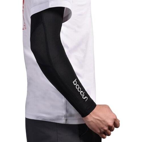 Boodun 1 Pair Arm Sleeves Warmers Sports Sleeve Summer Outdoor Cycling Breathable UV Sun Protection Hand Cover Bike Arm Sleeves