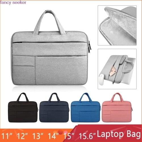 Laptop Sleeve Case Bag for New Retina 12 13 15 Cover Macbook Air 11 Air 13 Pro 13 Pro 15'' Notebook Handbag 14" 13.3"15.4" 15.6"