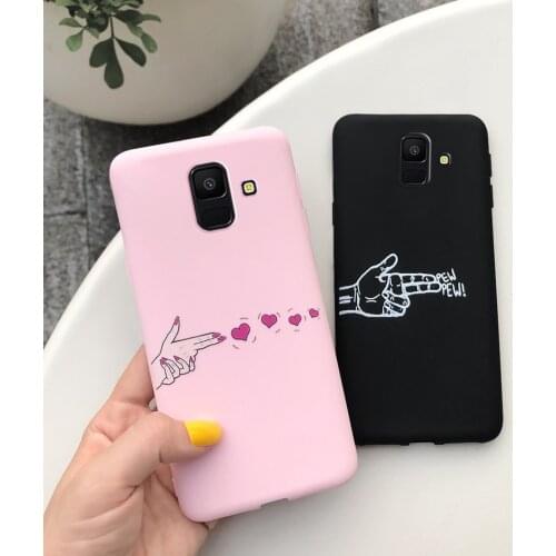For Samsung Galaxy A6 2018 Case Cute Slim Fundas Soft Silicone Protect Phone Case For Samsung A6+ A6 Plus 2018 A605F Cover Coque