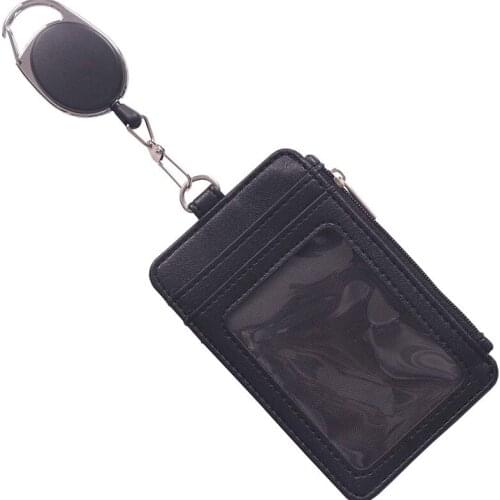 PU Leather Card Sleeve For ID Card Holder Badge Case Bank Credit Card Holders Photocard Holder Bus Holders Identity Badge