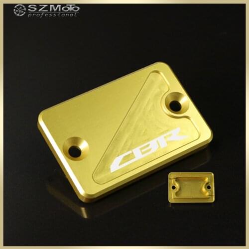 For Honda CBR CBR500R CBR600RR 2003-2013 2012 Motorcycle Accessories Brake Clutch Cylinder Fluid Reservoir Cover Cap With Logo