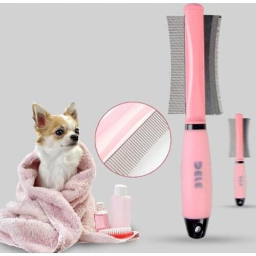 Double-Sided Pet Hair Comb for Cat Dog Grooming Tool Long Small Cat Dog Hair Remover Easy Deshedding Brush Pet Grooming