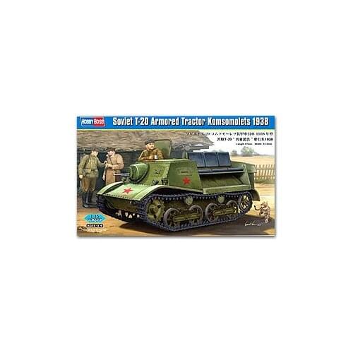 Hobby Boss 1/35 scale tank models 83847 Soviet T-20 " Communist Youth League & Tractor 1938