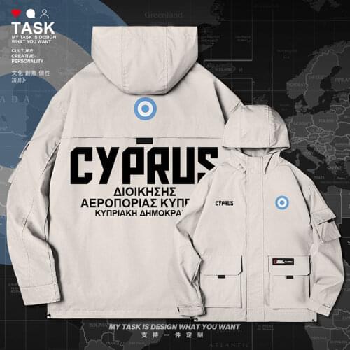 Cyprus CYP Cypriot CY men jacket hooded air force logo army fan fashion new casual chaquetas hombre jackets top autumn clothes
