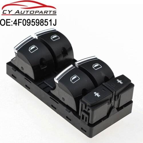 4F0959851J New Electric Control Window Lifter Button For Audi A6L Q7 2006-2015 Power Window Switch
