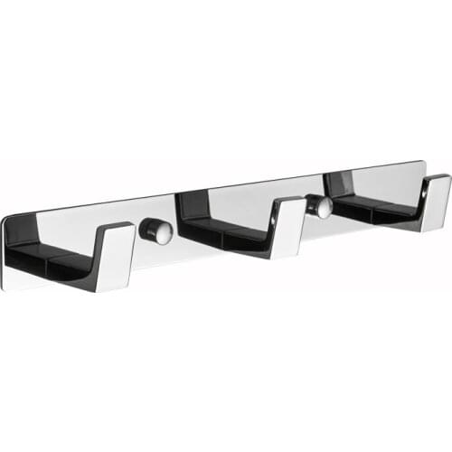 Stainless steel clothes row hook bathroom wall hanging door back coat hat hook clothes hook Nordic