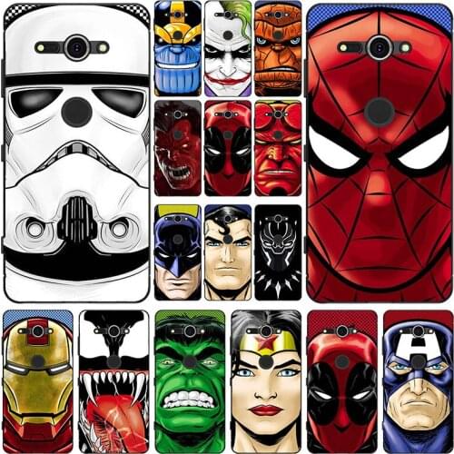 Fashion hero Phone Case For Sony Xperia XZ2 Compact Silicon Phone Case for Coque Sony Xperia H8314 H8324 5.0 inch Shell Capa