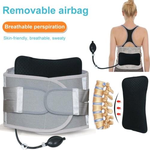 Lower Back Brace Pain Relief with Pulley System Lumbar Support Belt Adjustable Straps for Sciatica Spinal Stenosis Scoliosis
