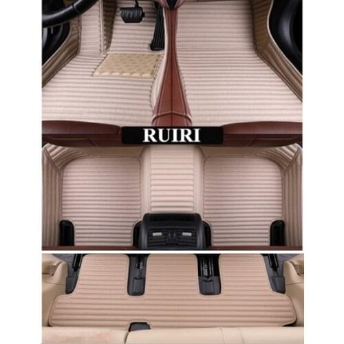 High quality! Custom special car floor mats for Mercedes Benz R 63 AMG 6 7 seats W251 2018-2006 waterproof carpets for R63 2014