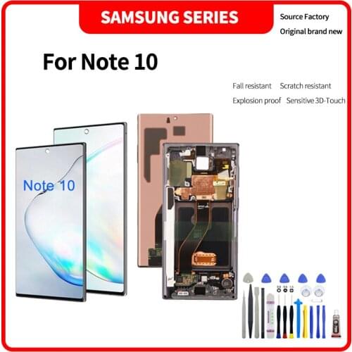 For SAMSUNG Note 10 N970 LCD display High quality HD brand new screen assembly with Disassembly tools