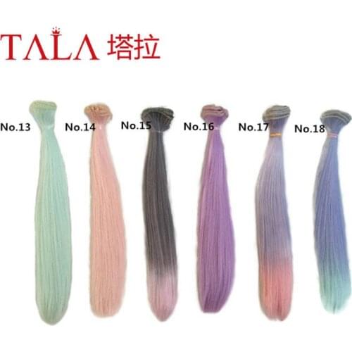 1Pcs 25*100cm BJD Doll Wig SD doll hair Straight Hair High-temperature Wire Free Shipping