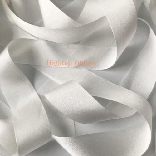 32mm 10m 30m white Genuine solid pure silk grosgrain ibbon for embroidery and handcraft,costume accessory fabric,free shipping