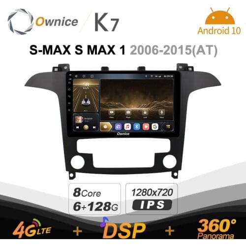 Android 10.0 6G+128G Ownice K7 Car autoradio Multimedia for Ford Focus 2 Mk 2 2004 - 2011 radio system unit 360 Panorama 4G LTE