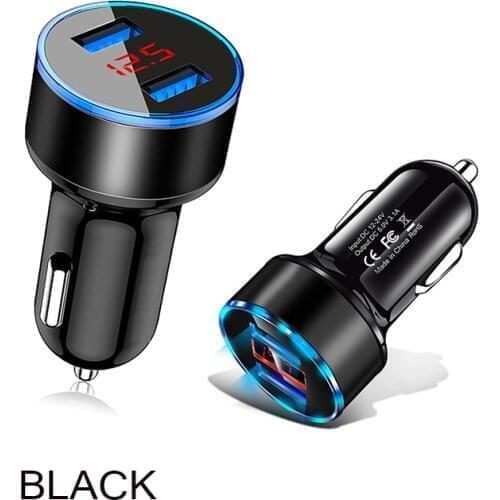 3.1A Dual USB Car Charger 2 Port LCD Display 12-24V Cigarette Lighter Socket for Acura RLX CL EL CSX ILX MDX NSX RDX RL SLX TL