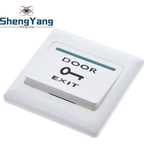 M6 Surface Mounted Entrance Guard Exit Push Button Switch Fire Resistant Material Doorbell 86mm Switch