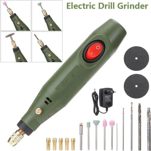 Electric Drill Grinder Tools Mini Drilling Polishing Milling Accessories 18000RPM EU Plug