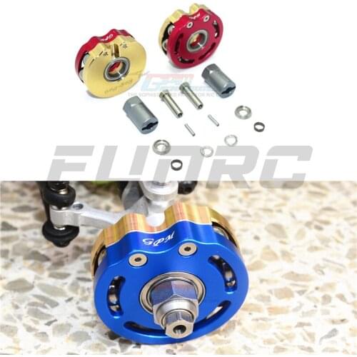 GPM AXIAL 1/10 SCX10 II 90046 Metal outer ring + copper bottom + stainless steel ball bearing Counterweight + 21MM thick adapter