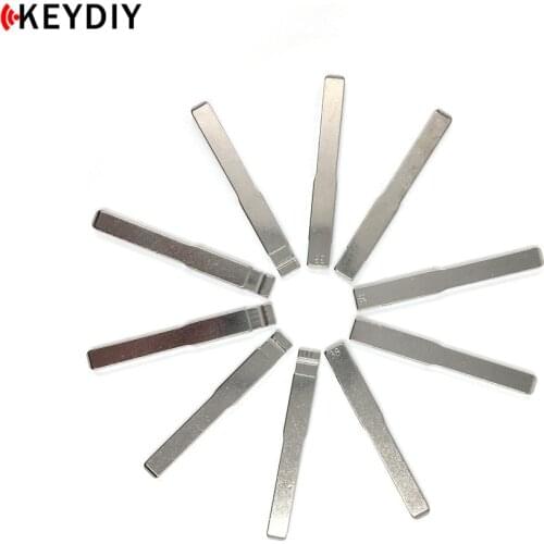 KEYDIY 10 pcs/lot Metal Blank Uncut Flip KD Remote Key Blade 38# for HU101 FO21 FO38 Changan/Ford Focus