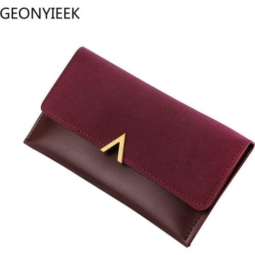 2020 Leather Women Wallets Hasp Lady Moneybags Zipper Coin Purse Woman Envelope Wallet Money Cards ID Holder Bags Purses Pocket