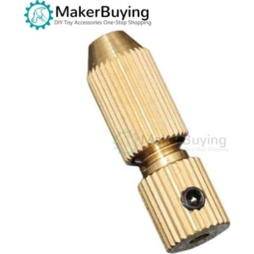 2.0-1.2 / 1.5 -3.17 Brass drill clamp Mini electric drill clamp Small copper clamp Mini hand