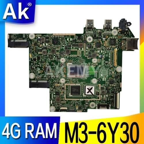 Akemy T302CHI MAIN_BD._4G/M3-6Y30/AS mainboard REV2.0 For Asus T302 T302C T302CH T302CHI laptop motherboard Tested Free Shipping